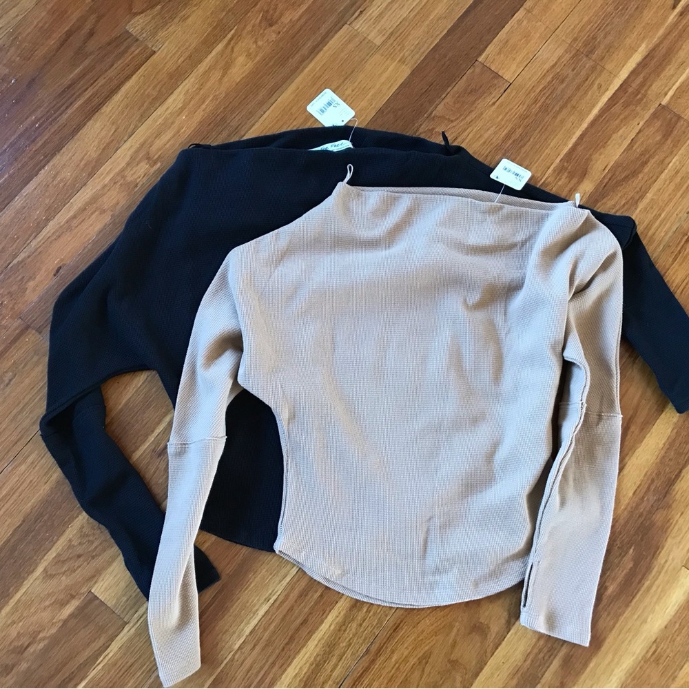 2 Free People tops NWT XS